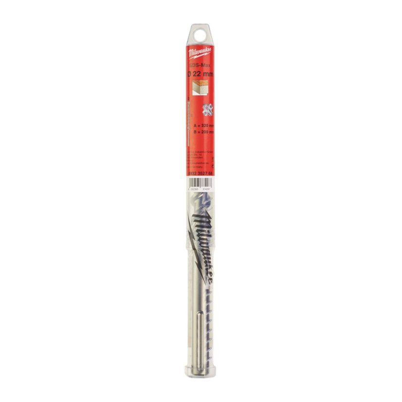 Milwaukee 22x200x320mm vrták SDS-Max čtyřbřit MX4 4932352768