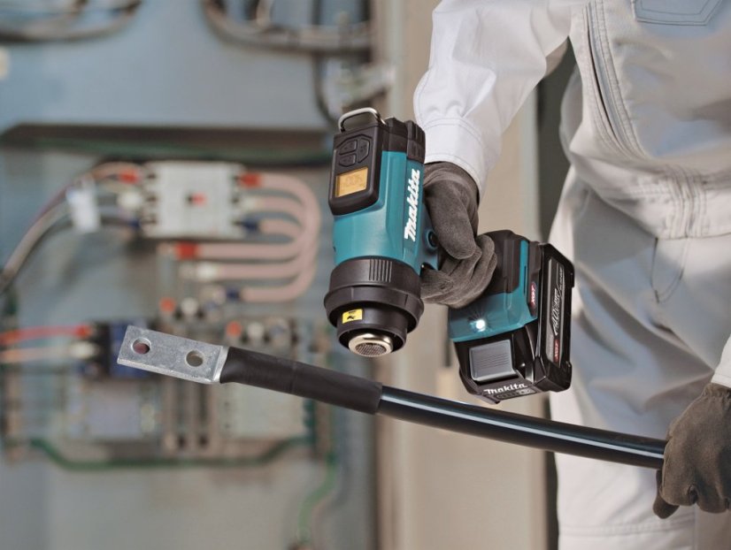 Makita HG001GZ aku horkovzdušná pistole s regulací, Li-ion XGT 40V, bez aku Z