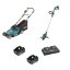 Makita DLM382+DUR193 aku set aku sekačka a aku vyžínač Li-ion 2x18V LXT 2x5Ah