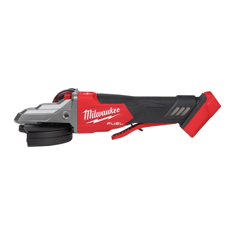 Milwaukee M18 FUEL™ FSAGF125XPDB-0X 125 mm úhlová bruska s plochou hlavou, brzdou a kolébkovým spínačem 4933478439