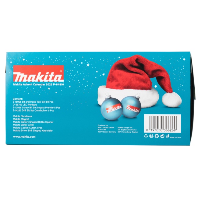 Makita P-84816 Adventní kalendář s nářadím Christmas 2025