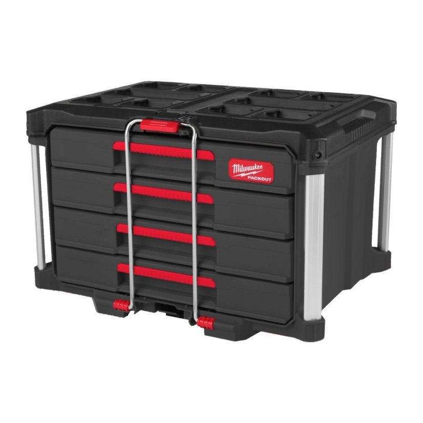 Milwaukee PACKOUT™ box na nářadí se 4 zásuvkami 4932493189