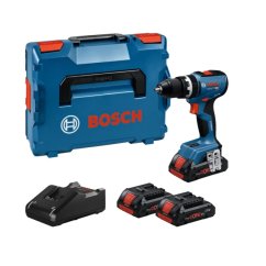 Bosch GSB 18V-65 aku příklepový vrtací šroubovák 18 V L-Boxx 3x4Ah 06019N3308