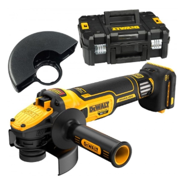 DeWALT DCG409VSNT aku  úhlová bruska 125 mm FLEXVOLT ADVANTAGE s regulací otáček 18 V XR kufr TSTAK bez aku