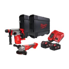 Milwaukee M18 BLPP2G-502X sada aku nářadí M18 BLHX+M18 BLSAG125XPD 2x5Ah 4933498575