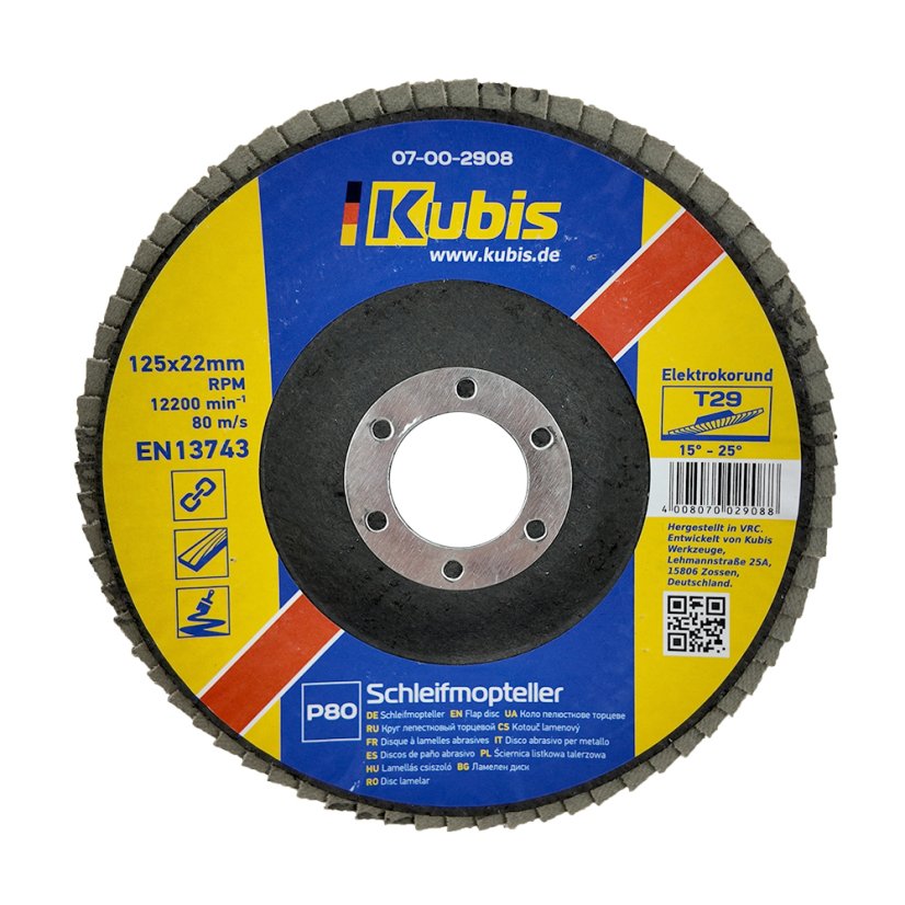 Procraft SPW1050 Bruska úhlová 125mm PW1050 + 10x řezný kotouč, 2x lamelový kotouč