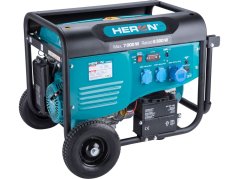 HERON 8896421 elektrocentrála benzínová 15HP/7,0kW, pro svařování, elektrický start, podvozek