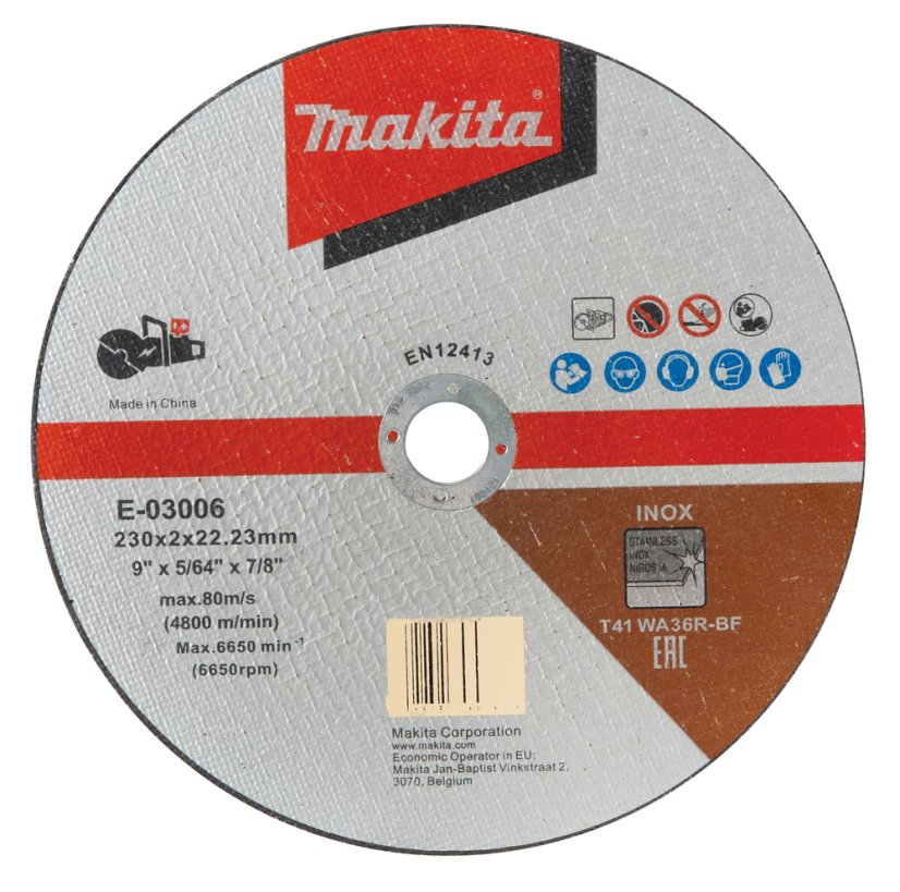 Makita E-03006 kotouč řezný nerez 230x2.0x22.23mm