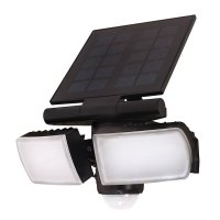 Solight WO772 LED solární osvětlení se senzorem, 8W, 600lm, Li-on, černá