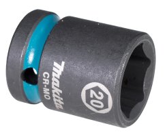 Makita E-16162 klíč nástrčný 1/2", čtyřhran, IMPACT BLACK, 20mm