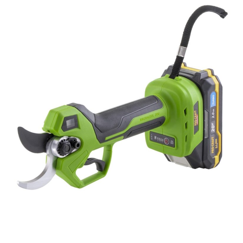 Procraft SES32Li-EP2.0 sada aku nůžky na větve ES32Li a prodlužovací nástavec 20V 1x 2Ah