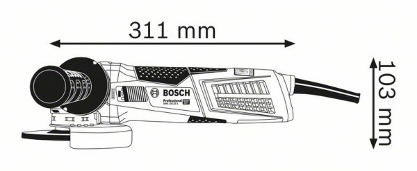 Bosch GWX 19-125 S  Professional úhlová bruska 1900W s X-LOCK