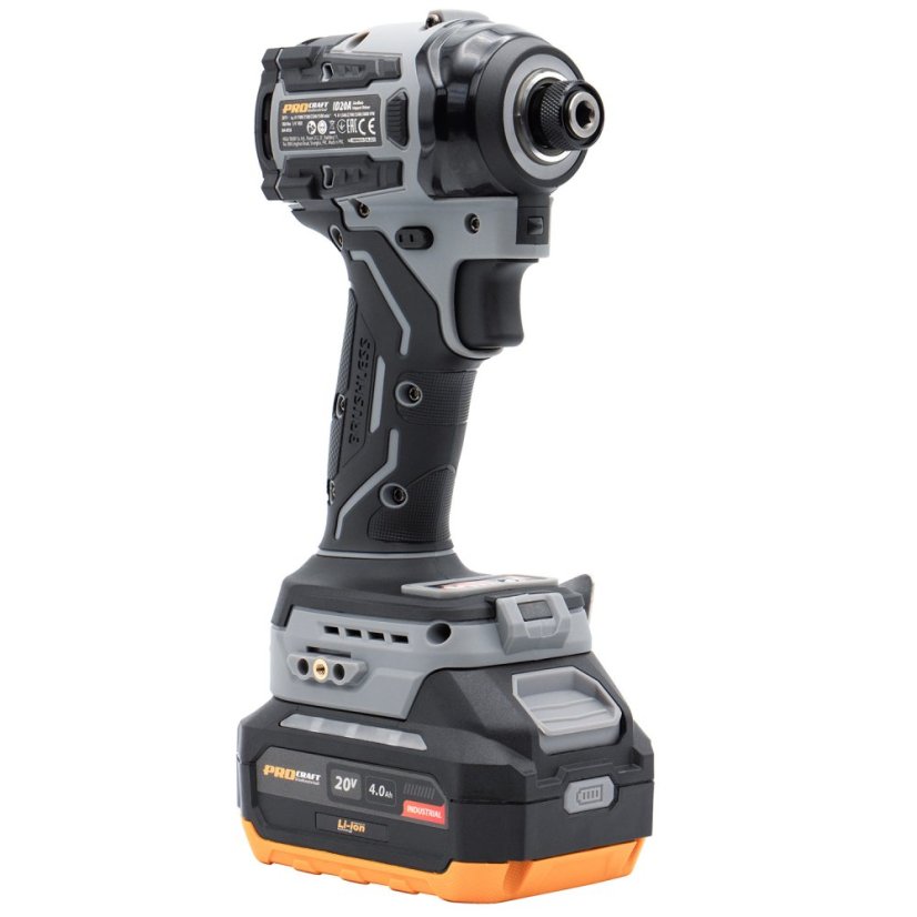 Procraft Industrial ID20A-1b aku rázový utahovák 1/4" 180 Nm 20 V 1x4Ah