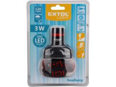 EXTOL LIGHT 43100 čelovka 3W CREE LED