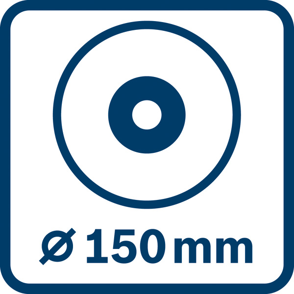 Průměr disku 150 mm.