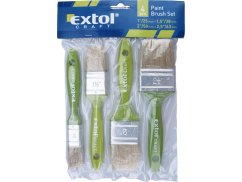 EXTOL CRAFT 91510 štětce ploché, sada 4ks, 25-38-50-63mm