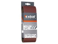 EXTOL PREMIUM 8803504 plátna brusná nekonečný pás, bal. 3ks, 75x457mm, P40