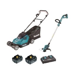 Makita DLM432+DUR193 Aku set aku sekačka a aku vyžínač Li-ion 18V LXT 2x18V 5,0Ah