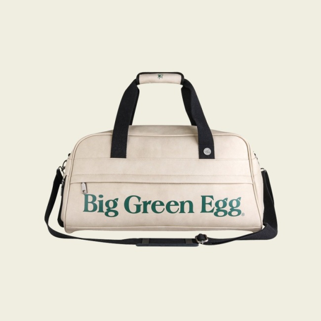 Big Green Egg retro sportovní taška béžová