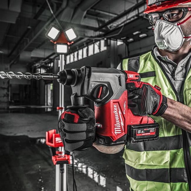 Milwaukee M18 FH-0X aku kombinované kladivo SDS-plus 2,5 J bez aku 4933478500