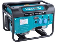 HERON 8896416 elektrocentrála benzínová 2,8kW/6,5HP