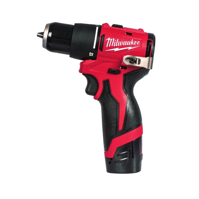 Milwaukee M12 BLPDRC-202C aku příklepová vrtačka 2x2Ah 4933500422