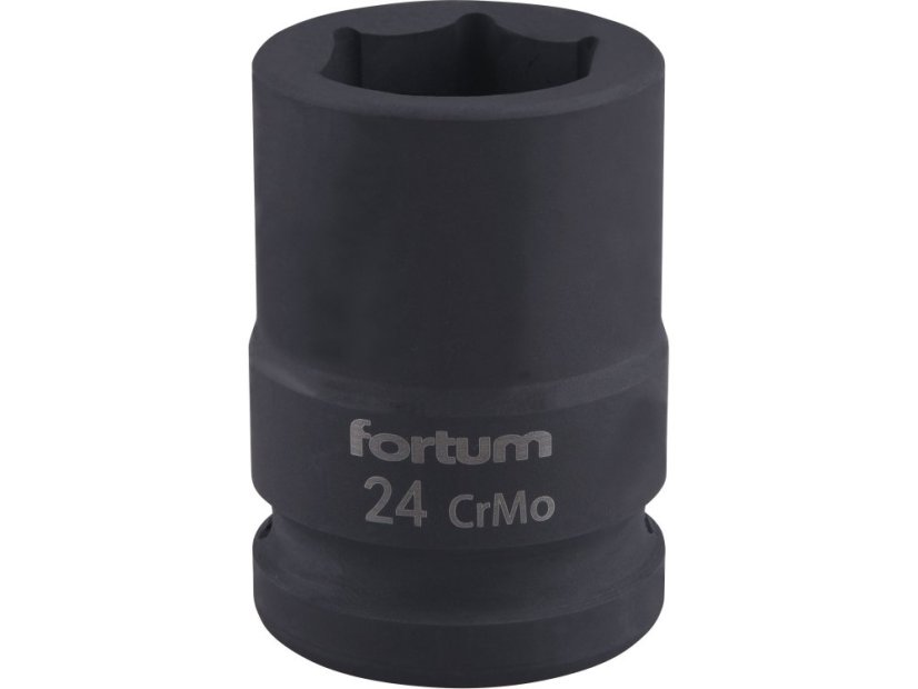 FORTUM 4703024 hlavice nástrčná rázová 3/4", 24mm, L 52mm