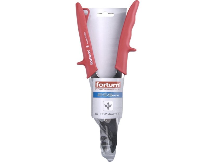 FORTUM 4770902 nůžky na plech převodové, 255mm, rovné, CrMoV
