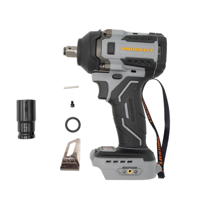 Procraft Industrial IW550Abb aku rázový utahovák 1/2" 550 Nm 20 V (bez baterie a nabíječky)