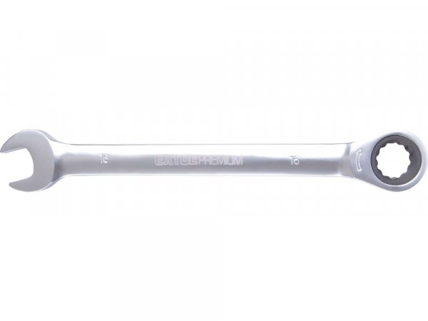EXTOL PREMIUM 8816116 klíč ráčnový očkoplochý, 72 zubů, 16mm