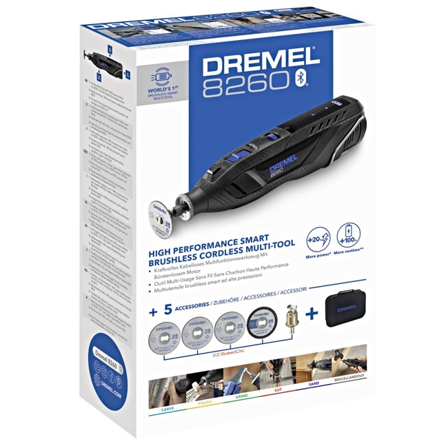 Dremel 8260-5 sada univerzální aku nářadí 12V 1x3Ah