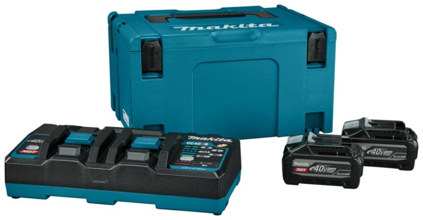 Makita PSKGPU2J sada Li-ion XGT 40V 2xBL4040F+DC40RB+Makpac=old 1911D8-0 Makita PSKGPU2J sada Li-ion XGT 40V 2xBL4040F+DC40RB+Makpac=old 1911D8-0