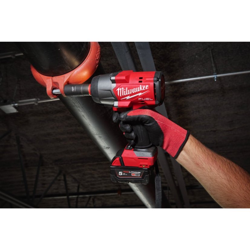 Milwaukee M18 FUEL™ FHIW2F12-502X rázový utahovák s vysokým krouticím momentem a pojistným koužkem 4933492783