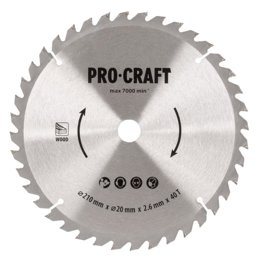 Procraft PGS20bb aku pokosová pila 210 mm 20 V (bez baterie a nabíječky)