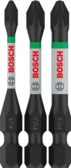 Bosch Bity PRO PZ Impact, PZ1, PZ2, PZ3, 55 mm, 3 ks