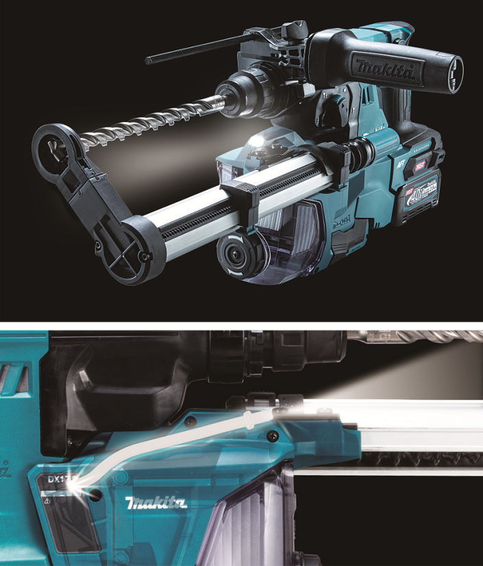 Makita HR012GZ aku kombinované kladivo s výměnným sklíčidlem  AWS Li-ion XGT 40V bez aku  Z