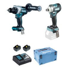 Makita DLX2588TJ aku sada DDF492+DTW300 Li-ion LXT 18V 2x5Ah