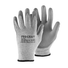 Procraft GL-CPU10 Pracovní rukavice XL polyuretanové odolné proti proříznutí