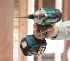 Makita DTD156Z aku rázový šroubovák 1/4"Li -ion 18V, bez aku Z