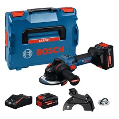 Sada akumulátorové úhlové brusky Bosch EXWS18V-15S. Sada akumulátorové úhlové brusky Bosch EXWS18V-15S.