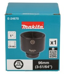 Makita E-24670 klíč nástrčný 1", čtyřhran, 70x96 mm