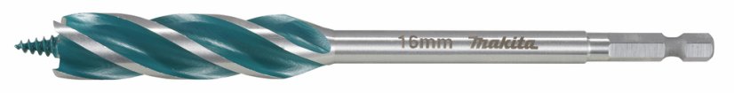 Makita E-26652 vrták do dřeva 16x165mm čtyřbřitý šestihran 1/4"