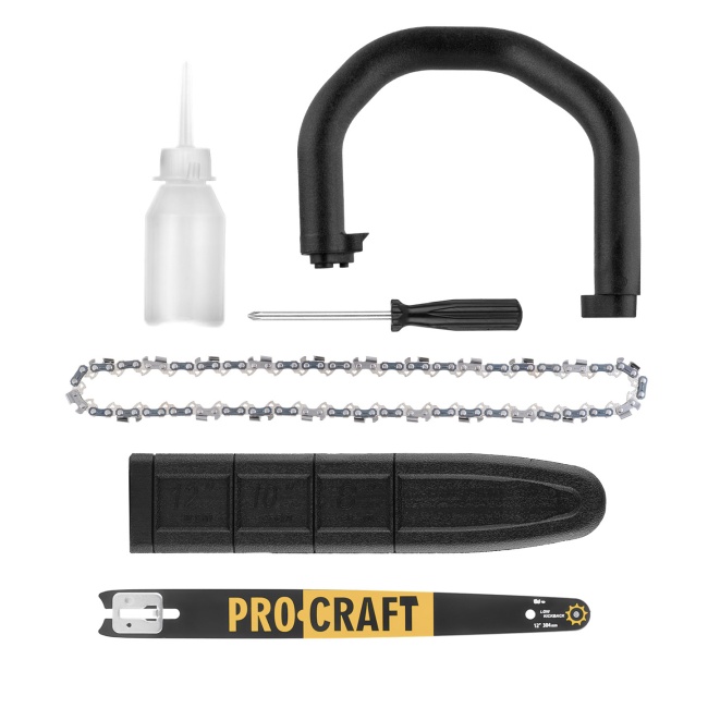 Procraft PKA33-1B aku řetězová pila 300mm 20 V 1x 4Ah