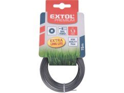 EXTOL PREMIUM 8870901 žací struna do sekačky s jádrem, kruhový profil, 1,3mm, 15m, PA66