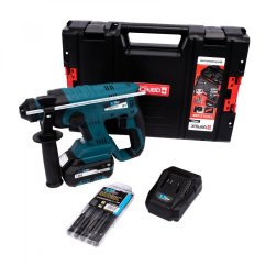 XTline XT102840-1B5B aku kladivo SDS Plus+ 1x5.0Ah + sada vrtáků + nabíječka 3.5A + kufr