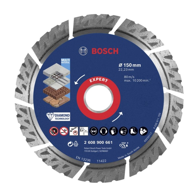 Bosch diamantový kotouč Expert Multi Material  150x22,23x12 mm