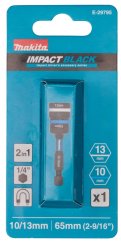Makita E-29795 klíč nástrčný 2v1 s držákem šestihran 65mm IMPACT BLACK 10-13mm