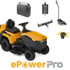 Stiga Estate 598e ePower PRO bateriový zahradní traktor + 1x aku baterie 40 Ah