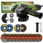 Procraft SPW1050 Bruska úhlová 125mm PW1050 + 10x řezný kotouč, 2x lamelový kotouč
