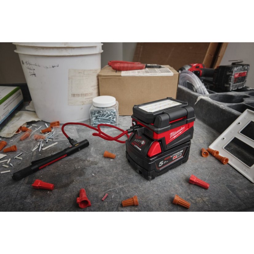 Milwaukee M18 ALIS-0 aku servisní pracovní LED svítilna 18 V bez aku 4933498148